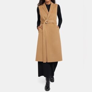 Theory Wool & Cashmere Long Vest